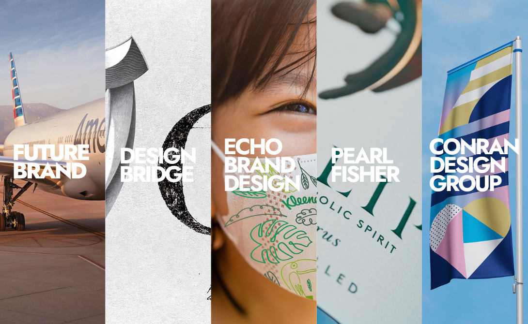 Creative Agencies FutureBrand, Design Bridge, Echo Brand Design, Pearlfisher and Conran Design Group